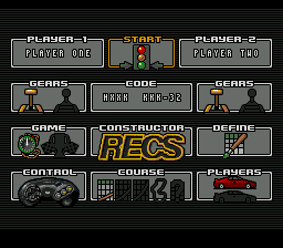 Lotus II title screen for Sega Genesis